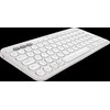 Belaidė klaviatūra Logitech PEBBLE KEYS 2 K380S, Baltos spalvos, Išdėstymas: US tarptautinis (Qwerty)
