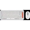 Klaviatūra LOGITECH POP ICON COMBO - OFF Baltas - US INT'L - BT - INTNL-973