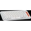 Klaviatūra LOGITECH POP ICON COMBO - OFF Baltas - US INT'L - BT - INTNL-973
