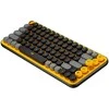 Belaidė mechaninė klaviatūra Logitech POP KEYS, Geltonos spalvos, Išdėstymas: Rusų (Йцукен/Qwerty)
