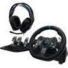 VAIRAS ŽAIDIMŲ LOGITECH G920+AUSINĖS G335 JUODOS