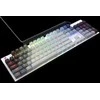 LORGAR Azar 514, Laidinė mechaninė žaidimų klaviatūra, RGB apšvietimas, 1680000 spalvų variacijų, 18 režimų, mygtukų skaičius: 104, 50M paspaudimų, linijiniai sapnų jungikliai, spyruoklinis kabelis iki 3,4m, ABS plastikas+metalas, magnetinis dangtelis, 450*136*39mm, išdėstymas baltas 1.17mm