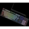 LORGAR Azar 514, Laidinė mechaninė žaidimų klaviatūra, RGB foninis apšvietimas, 1680000 spalvų variacijų, 18 režimų, klavišų skaičius: 104, 50 mln. paspaudimų, linijiniai „dream“ jungikliai, 3,4 m ilgio spyruoklinis laidas, ABS plastikas+metalas, magnetinis dangtelis, 450*136*39 mm, 1,17 kg, juodas, EN išdėstymas