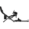 LORGAR FLEX RAF1, Sim Racing Cockpit Advanced, Foldable, 150x72x113 cm-playing, 38x72x126cm-folded, Juodas
