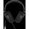 LORGAR Kaya 360, USB Žaidimų ausinės su mikrofonu, CM108B, Plug&amp;Play, USB-A jungties laidas 2m, medžiaginiai ausų pagalvėlės, dydis: 192*184,7*88mm, 0,314kg, juodas