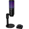 LORGAR SMP40, RGB Microphone with external mute button and metal stand, Juodas