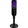 LORGAR SMP40, RGB Microphone with external mute button and metal stand, Juodas