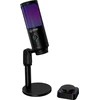 LORGAR SMP40, RGB Microphone with external mute button and metal stand, Juodas