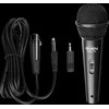 Mikrofonas SVEN MK-110 (laidinis, dinaminis, metalinis, laidas 4,0 m, 6,3 / 3,5 mm lizdas, juodas)