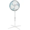 Midea Stovo ventiliatorius, 40cm, 40W, 3 greičiai, mechaninis, triukšmo lygis: 55-65 dB, Svyravimas 80°, Pakreipimas +16° -8°, Reguliuojamas aukštis 120cm,