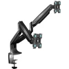 Laikiklis ONKRON Dual Monitorius Desk Mount Stand for 13 to 32-Inch LCD LED Monitors iki 9kg, Juodas