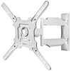 Laikiklis ONKRON TV Wall Mount for 32-65” LED LCD Plasma Flat Screen Curved TVs iki 35 kg, Baltas