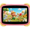 Planšetė Blackview Link 1 Kids Mini WiFi6 7-inch 1024x600 HD+ 60Hz RK3562 2.0Hz 3GB+32GB 3000mAh Cam 2MP 5MP Stylus glass protector Handle Stand design Android 16 Sweet Rožinė