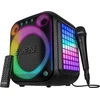 Portable speaker SVEN PS-880, juodas, power output 110W (RMS), TWS, Bluetooth, FM, USB, Micro SD, LED-display, lithium battery