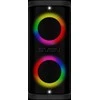 Ausinės Nešiojamas garsiakalbis SVEN PS-950, juodas, galia 2x80W (RMS), TWS, Bluetooth, IPx4, FM, USB, Micro SD, LED ekranas, ličio baterija