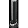 Prestigio Maggiore, smart wine opener, 100% automatic, opens iki 70 bottles without recharging, foil cutter included, premium design, 480mAh battery, Dimensions D 48*H228mm, juodas + sidabrinis color.