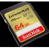 Atminties kortelė SanDisk Extreme Plus SDXC 64 GB