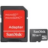 Atminties kortelė SanDisk Micro SDHC 32GB + SD adapteriai; EAN: 619659066918