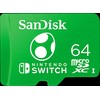 Atminties kortelė SanDisk Nintendo Micro SDXC UHS-I kortelė, skirta Nintendo Switch, Yoshi Edition- 64GB, Iki 100MB/s skaitymo; iki 90MB/s rašyti
