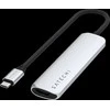 SATECHI 4-in-1 USB-C Slim Multiport Adapteris 4K (Sidabrinis)