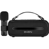Speaker SVEN PS-255, juodas (12W, Bluetooth, FM, USB, karaoke mic, 3600mAh)