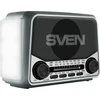 Garsiakalbis SVEN SRP-150, pilkas (3W, Bluetooth, FM/AM/SW, USB, Micro SD, žibintuvėlis, baterija)