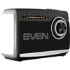 Speaker SVEN SRP-155, juodas (3W, Bluetooth, FM/AM/SW, USB, Micro SD, flashlight, battery)
