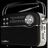 Speaker SVEN SRP-500, juodas (3W, Bluetooth,FM/AM/SW, USB, Micro SD, AUXt, battery)