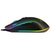 Pelė SVEN RX-G850 iki 6400 DPI; Soft Touch; Metalinis dugnas; Pintas kabelis; Žaidimų programinė įranga; 3 papildomi mygtukai; Apšvietimas; Dukart spustelėkite mygtuką; Dpi jungiklio mygtukas