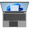 Nešiojamas kompiuteris THOMSON laptop Neo N15, 15,6-inch, Intel Celeron N4020/1920x1080 FHD TN, 8GB RAM DDR4, 256Gb SSD, Wifi AC, BT, 1MP Webcam, TypeC data, 8000 mAh 7.6V, Windows 11S, Keyboard QWERTY US, Sidabrinis