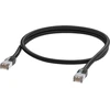 Ubiquiti UACC-Cable-Patch-Outdoor-8M-BK atsparus lauko tinklo kabelis, skirtas veikti atšiauriausiose aplinkose, ekranuotas RJ45 kištukas