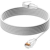 Ubiquiti UniFi Premium Komutacinis kabelis UACC-Cable-Patch-EL-C6A-2M-W Ultra-thin braided patch cable, designed and optimized for 10 GbE networking, Translucent booted RJ45 for optimal Etherlighting