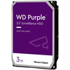 Western Digital HDD Video Surveillance WD Violetinė 3TB CMR, 3.5'', 256MB, SATA 6Gbps, TBW: 180