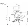Halmar Darbo kėdė PABLO