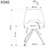 Halmar Kėdė K-546