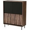Halmar Komoda SWING KM-2 Spalva orzechowy/juoda