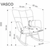Halmar Supamas krėslas VASCO