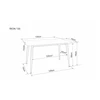 Signal Meble Stalas RION K 130X70