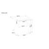 Signal Meble Stalas RION K 90