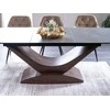 Signal Meble Valgomojo komplektas - Stalas DOLCE CERAMIC + Kėdės CHERRY VELVET