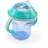 Baby Ono BabyOno neišsiliejantis puodelis minkštu snapeliu NATURAL NURSING, mėlynas, 180 ml, 1456/01