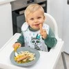 Baby Ono BabyOno šaukšteliai lankstūs, 2 vnt., nuo 6 mėn., pilka-geltona, 1066/05