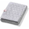 Baby Ono Babyono pledas megztas bambukinis pilkas 1479/02