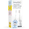 Dantų šepetėlis InnoGiO dantų šepetėlio galvutė bespalvė GIO-450BH