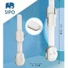 Spintelių užraktai nuo vaikų Sipo SBS-218, 6vnt.