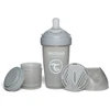 Twistshake buteliukas antikolikinis Pro Double 260ml pilkas 79026