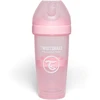 Twistshake buteliukas antikolikinis Pro Double 330ml rožinis 79040