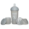 Twistshake buteliukas antikolikinis Pro Double 330ml pilkas 79042