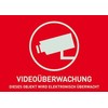 ABUS WarnSticker Video -D- 74x52.5mm