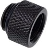 „Alphacool“ jungties adapteris, tiesus G1/4 colio lizdas į G1/4 colio kištuką, juodas